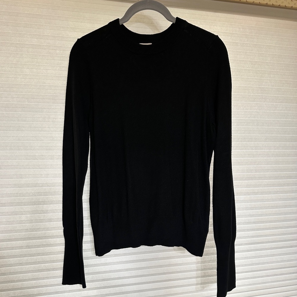 a new day black basic sweater